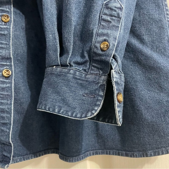 Charter Club Soft Denim Button Down Shirt Women’s  18W - Picture 4 of 8